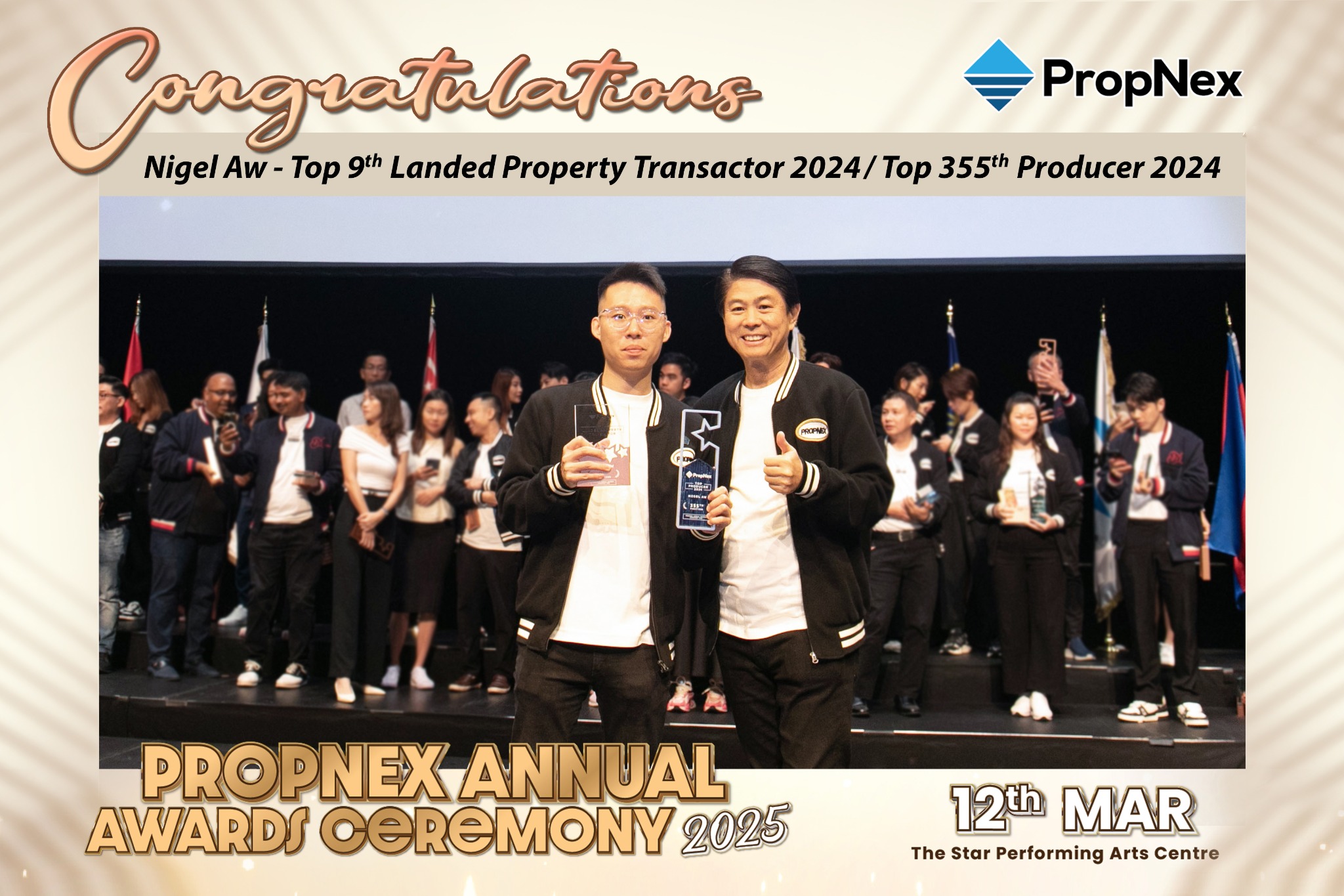 PropNex Annual Awards Ceremony 2025