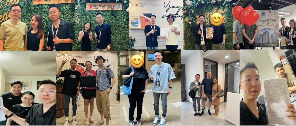 Selected client moments collage